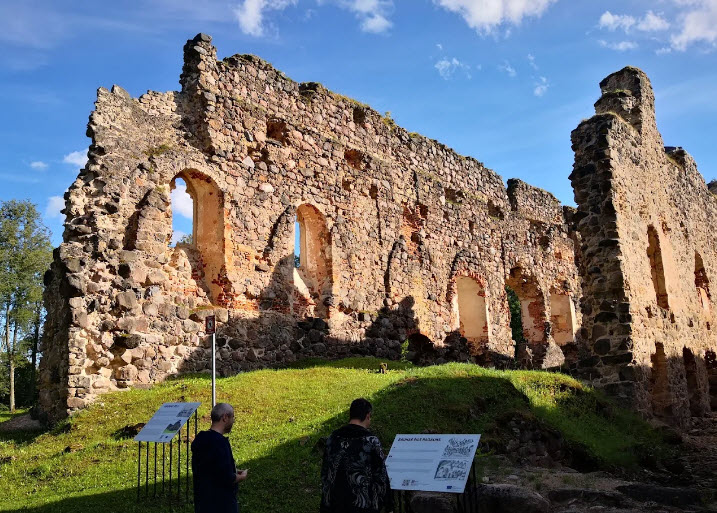 Rauna Castle Ruins, Latvia